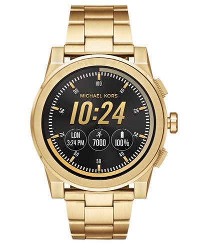 michael kors grayson gold smartwatch|mk smart watch original price.